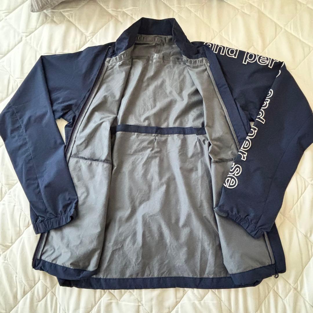 and per se ゴルフ レインウェア 上下セット Mサイズ 防水 ネイビー