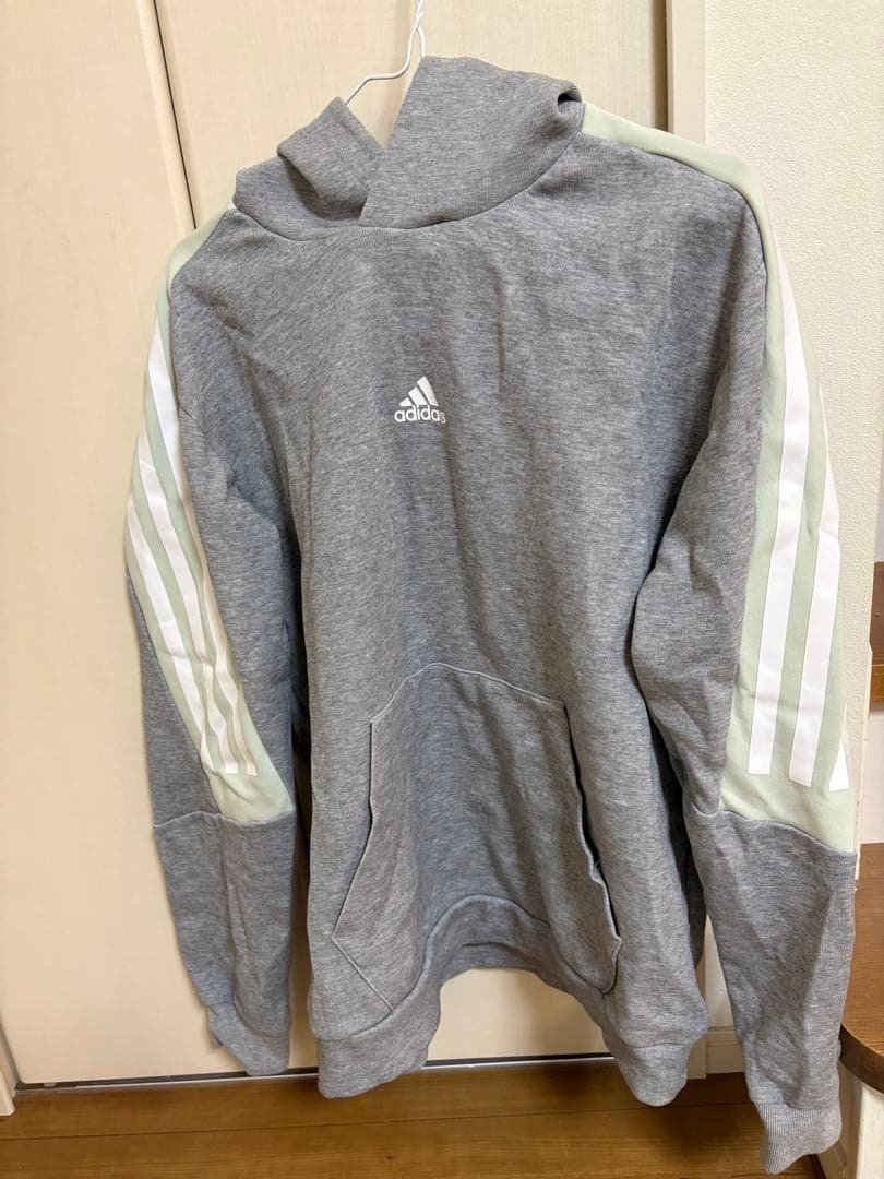 adidas グレー ジャージ上下セット