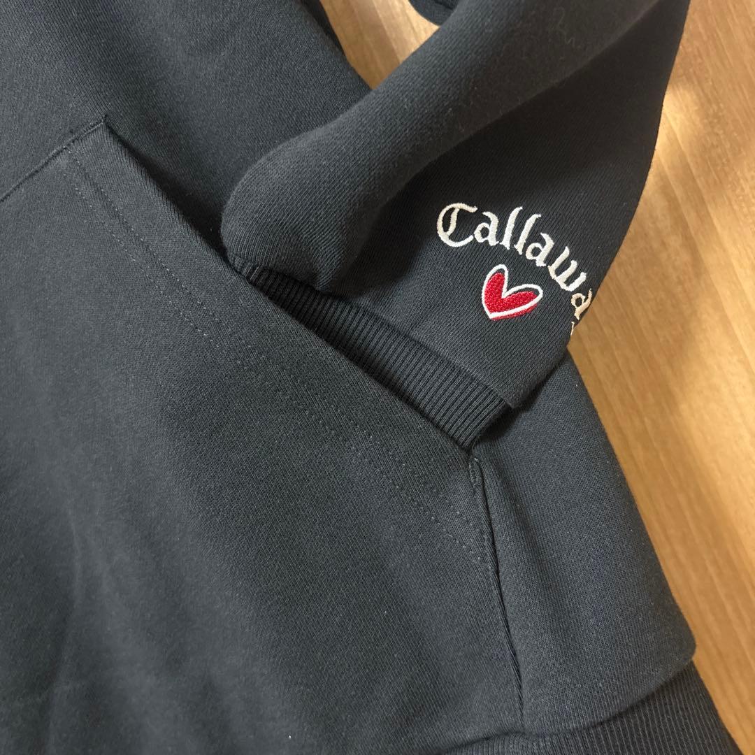 ラスト★Loveキャロウェイ黒パーカー新品フーディCallaway