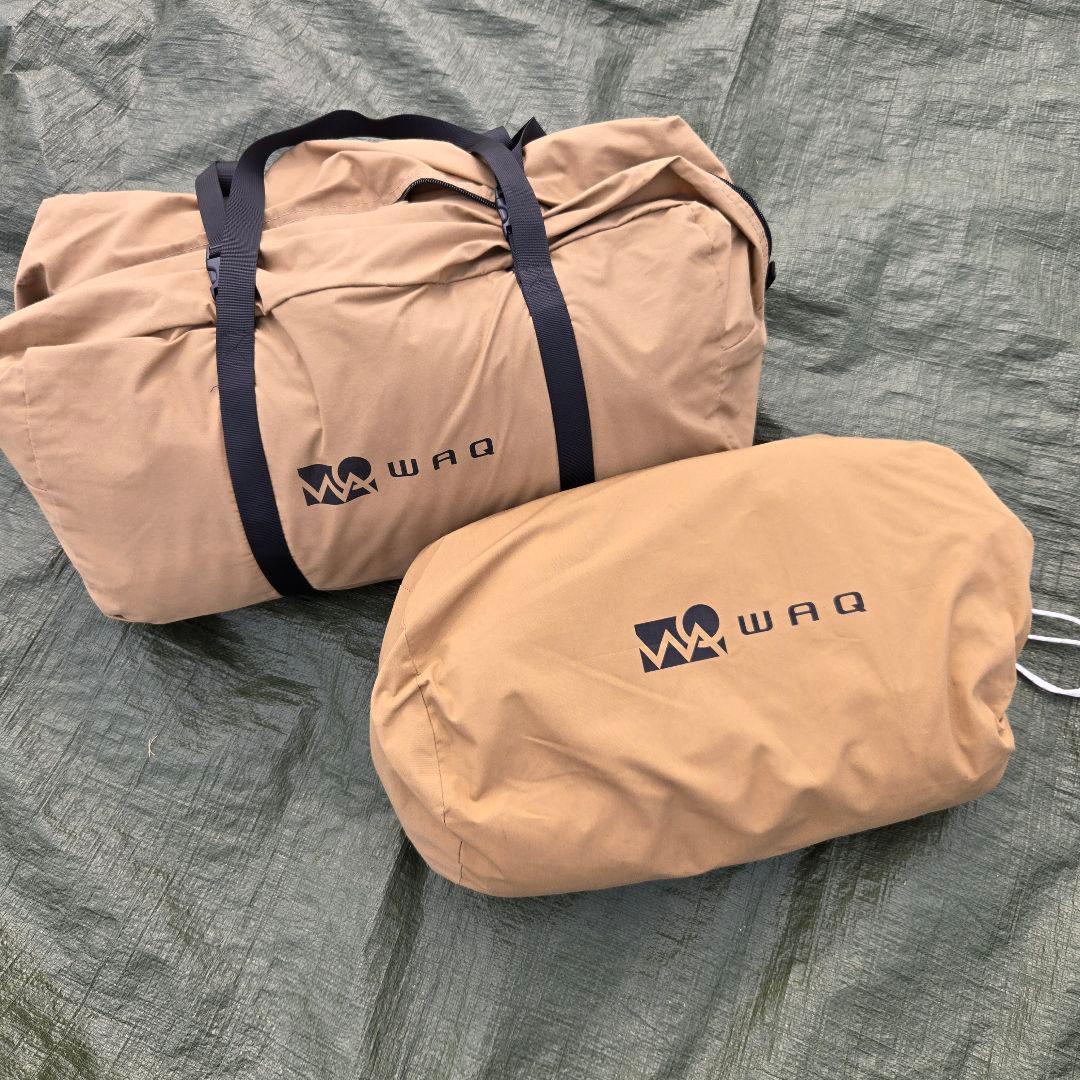 WAQ Alpha TCソロ 二又化ポール フロントフラップ 前幕 セットで
