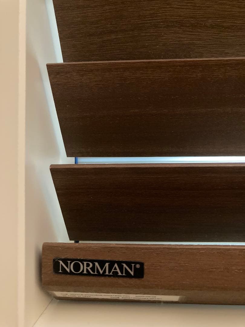 NORMAN ブラインド 木製 ブラウン
