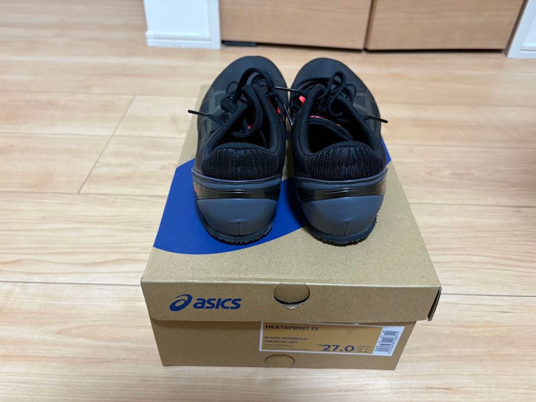 ASICS HEATSPRINT 13 ブラック 27.0cm
