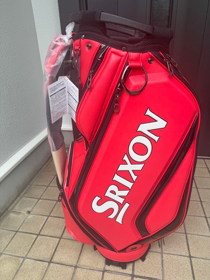 【新品未使用】Srixon キャディバッグ 赤 スリクソン