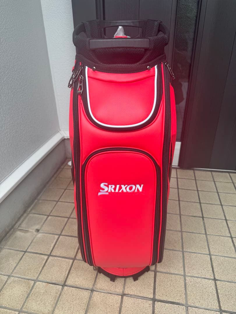 【新品未使用】Srixon キャディバッグ 赤 スリクソン