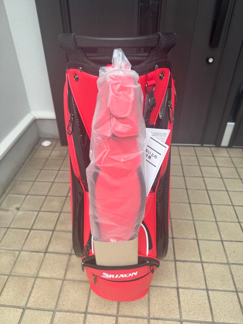 【新品未使用】Srixon キャディバッグ 赤 スリクソン