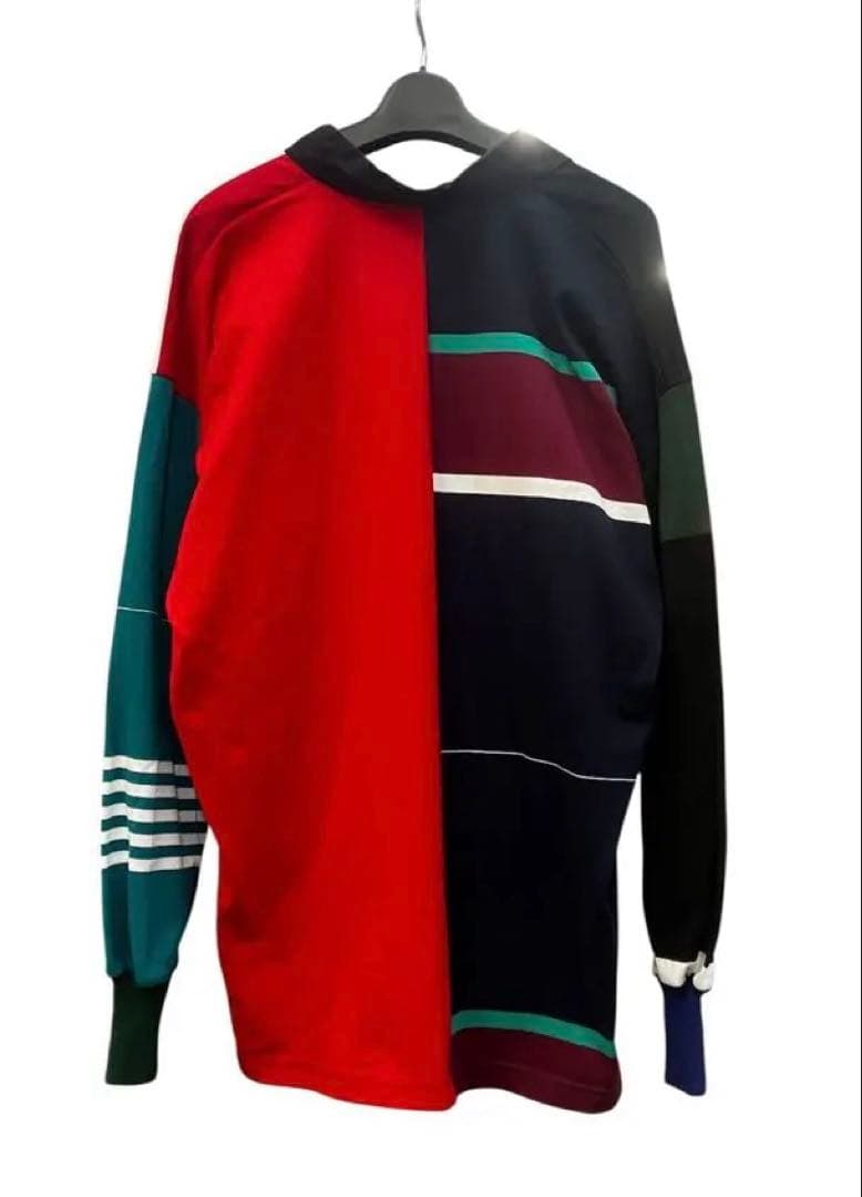 カンタベリー マルチカラー ラガーシャツ 2XL 古着