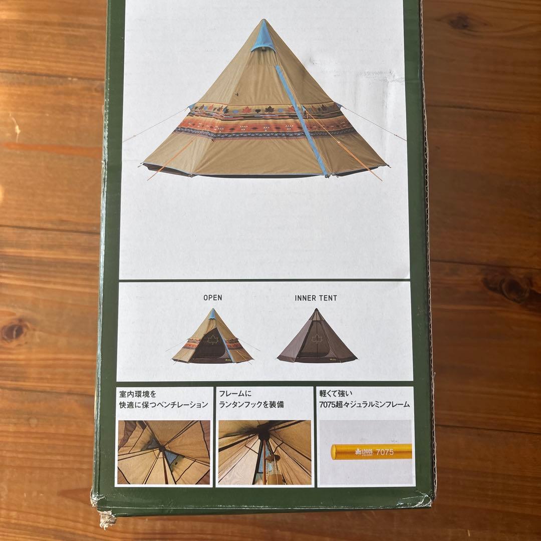 【新品未使用】LOGOS NAVAJO TEPEE 300 テント