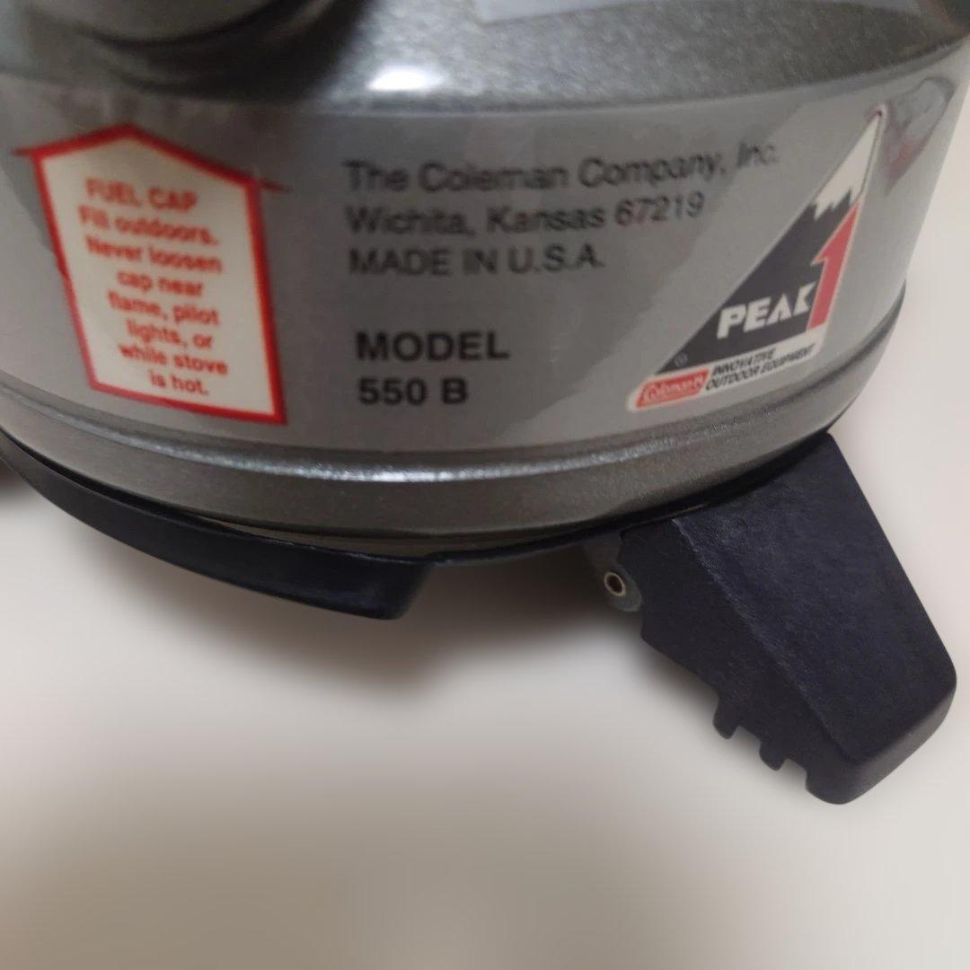 新品未使用・米軍仕様コールマン PEAK1 550B749 1998年12月製