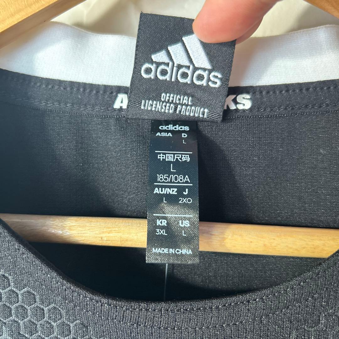 【adidas】 ALL BLACKS ラグビーシャツ
