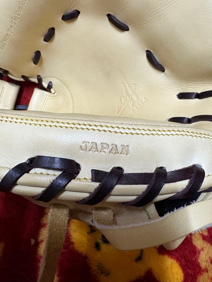 Wilson キャッチャーミット 日本製 キャメル　ウイルソンスタッフ