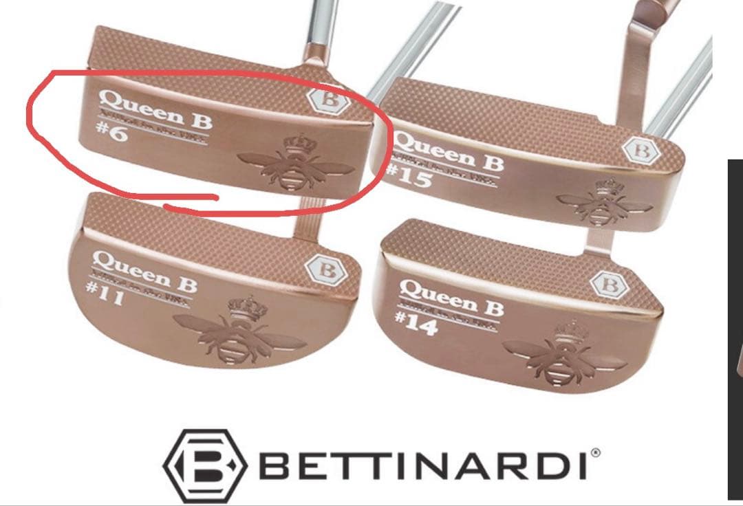 美品パター◼️レディース32インチ ベティナルディクイーンB6ゴールド