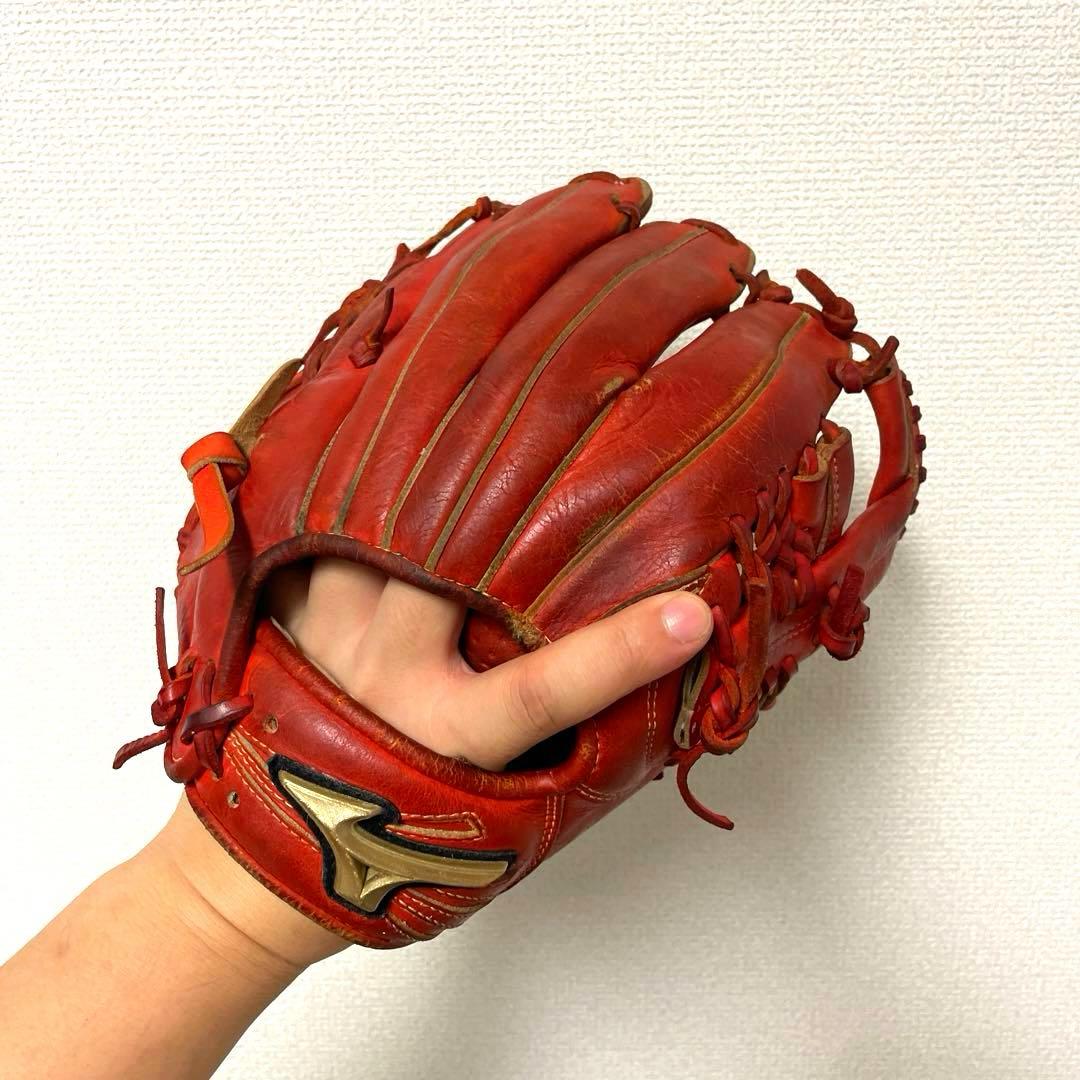 371 ミズノ グローバルエリート 即戦力 軟式 少年 内野手用グローブ