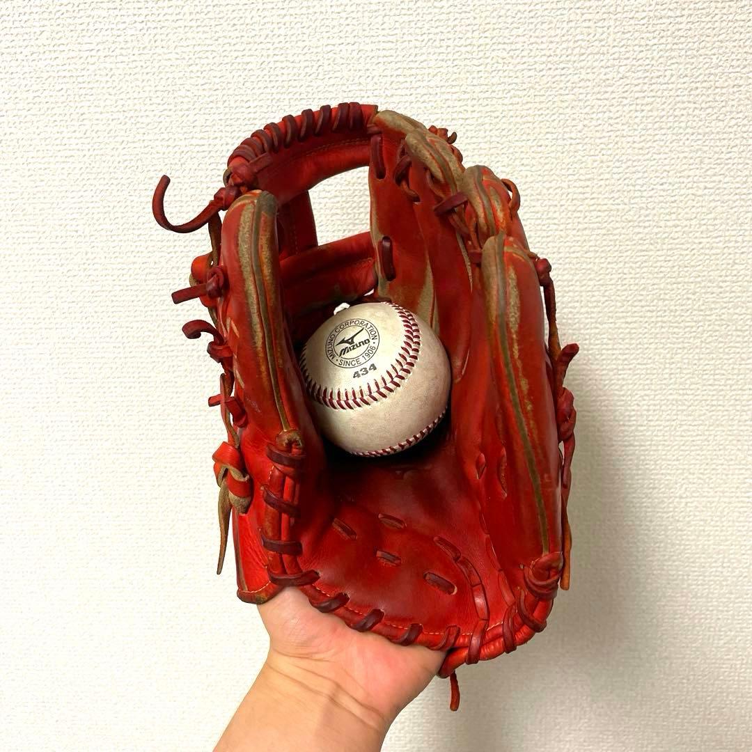 371 ミズノ グローバルエリート 即戦力 軟式 少年 内野手用グローブ