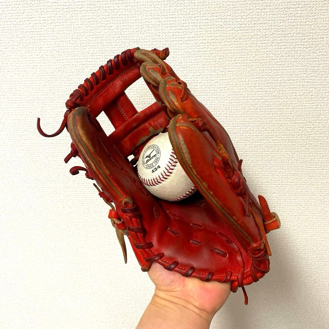 371 ミズノ グローバルエリート 即戦力 軟式 少年 内野手用グローブ