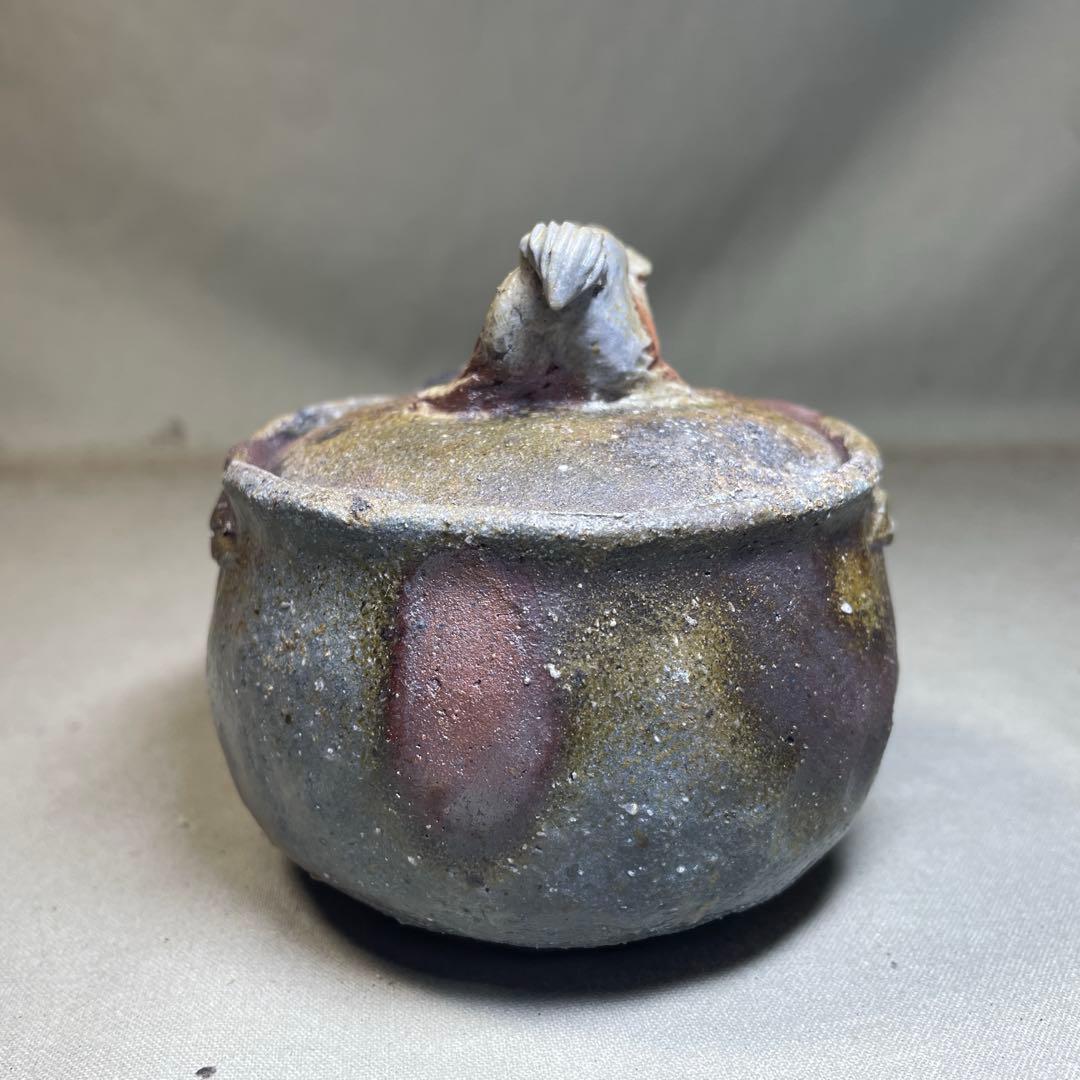 横山直樹 備前白獅子摘み宝瓶 最新作！ 白備前 急須 煎茶器 手造り宝瓶