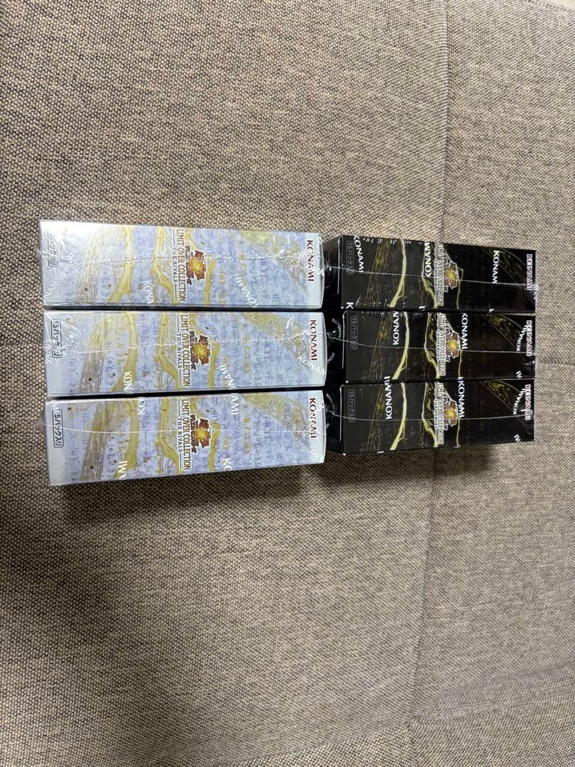 遊戯王 リミットオーバーコレクション　シュリンク付き　未開封　6BOX