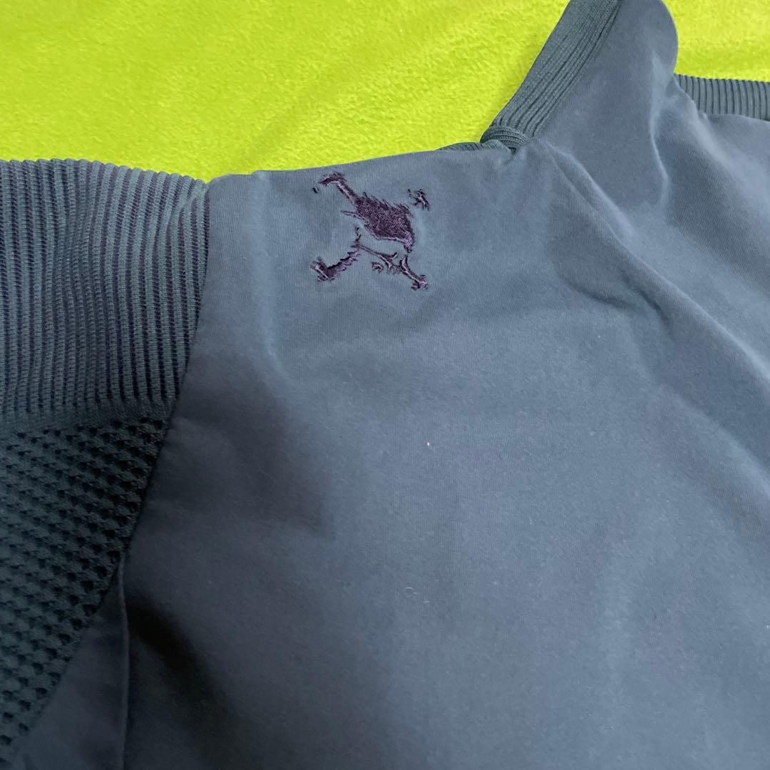 オークリー　メンズゴルフハーフジップトレーナー　2XL 紺色
