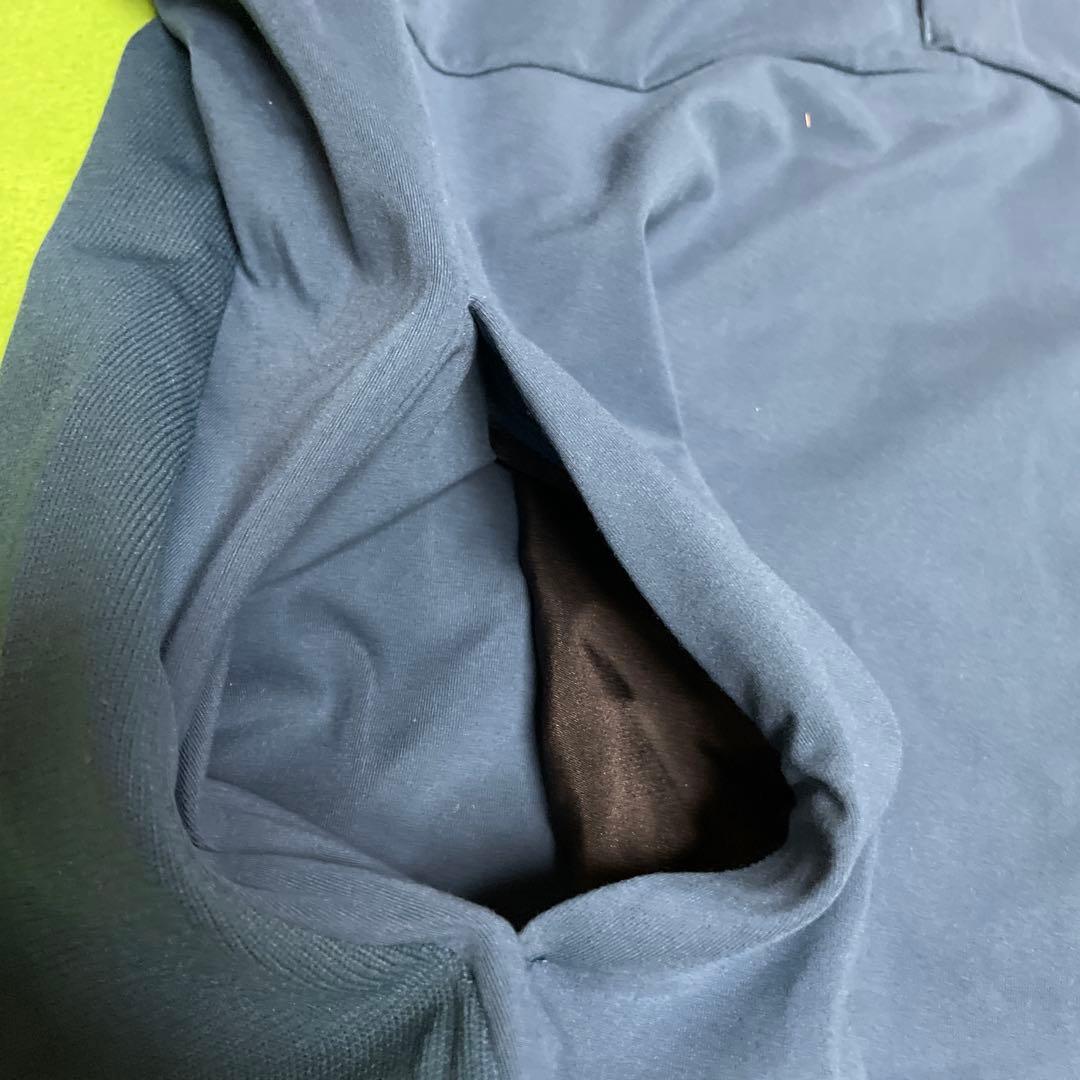 オークリー　メンズゴルフハーフジップトレーナー　2XL 紺色