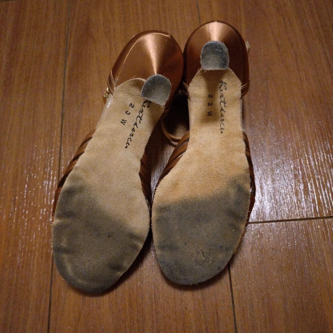 【極美品】社交ダンス　シューズ　サンダル　ラテン　ユリアモデル　競技ダンス