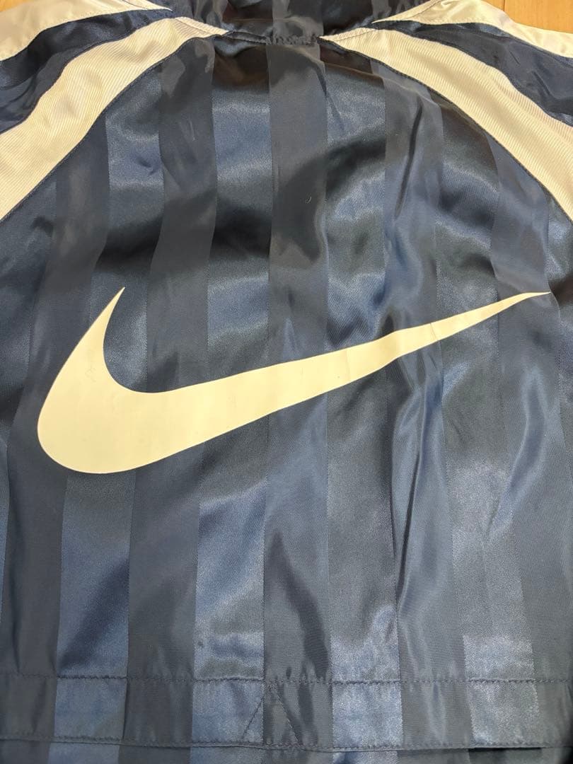 Nike ナイロンセットアップ上下セット ネイビー/ホワイト