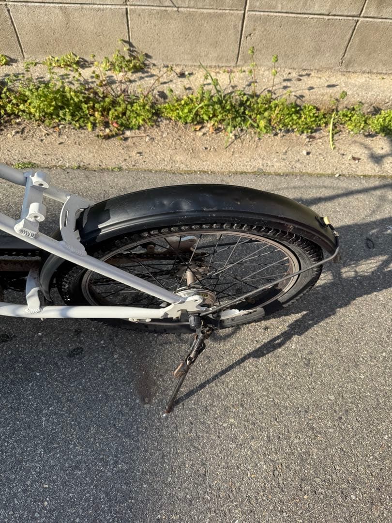 パナソニック 電動アシスト自転車 ホワイト 前カゴ付き BE-ELSW013
