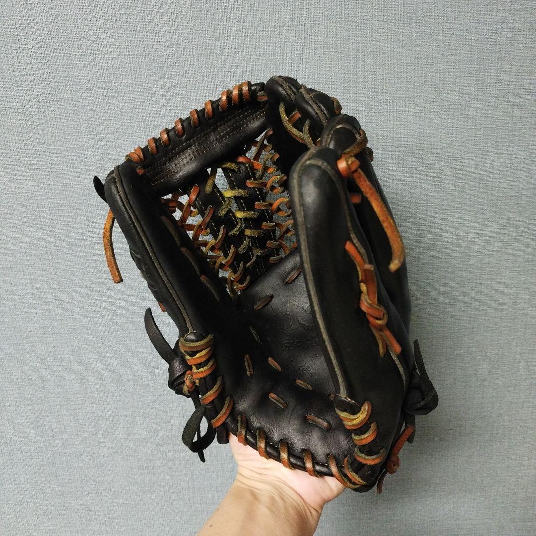 1252 ハイゴールド 心極 型抜群 軟式 三塁手 オールラウンド グローブ