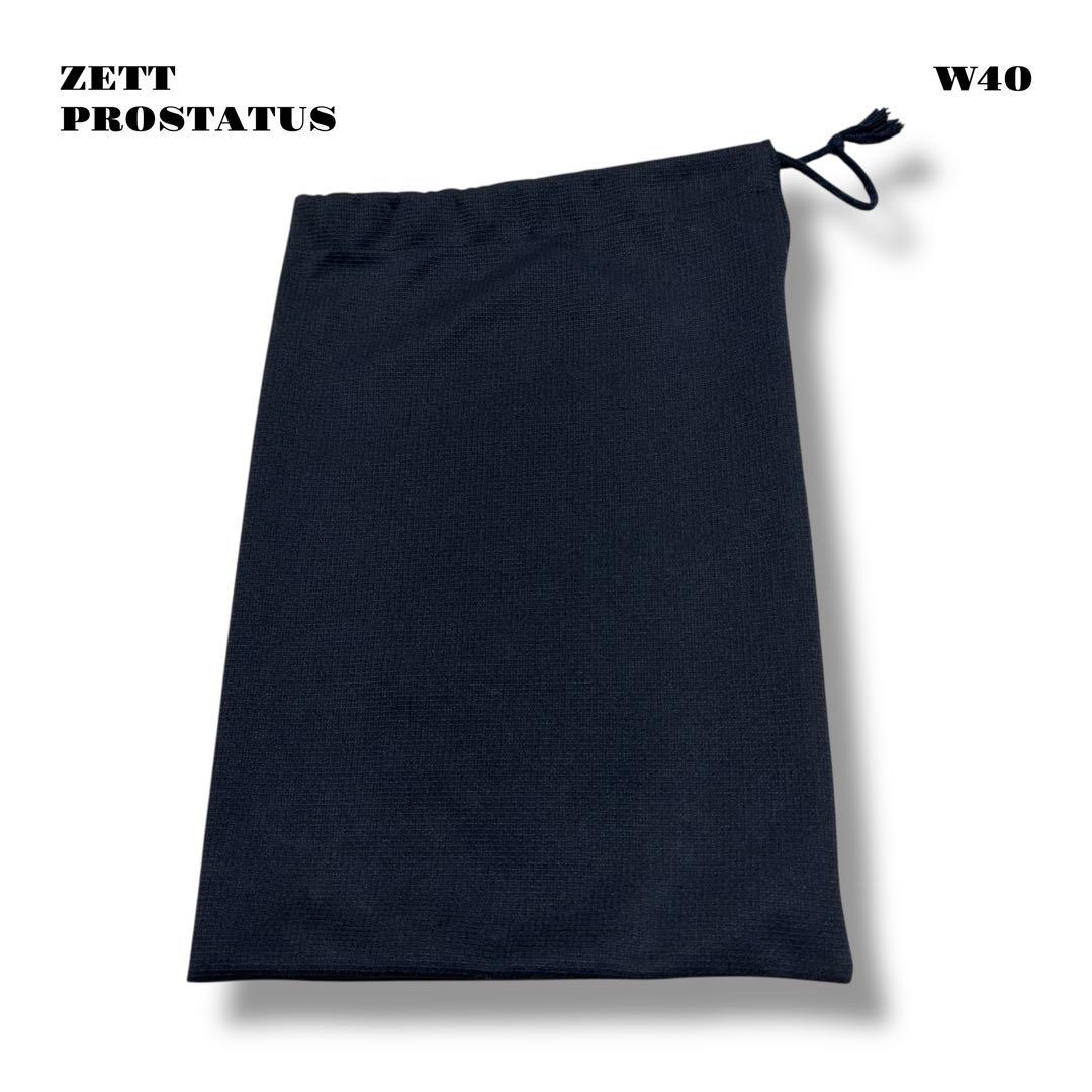 未使用品！ ZETT PROSTATUS ブラック 黒金 ケース 巾着 袋 収納