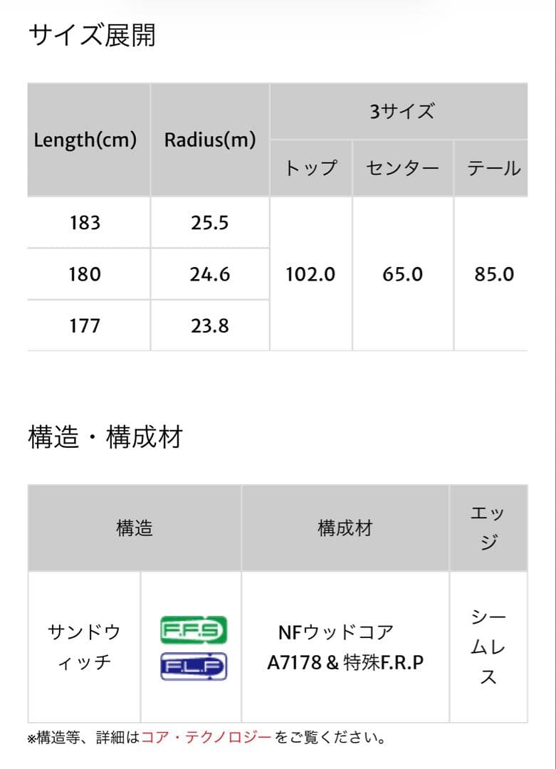 スキー OGASAKA TC-L 180cm MAKER COMP16
