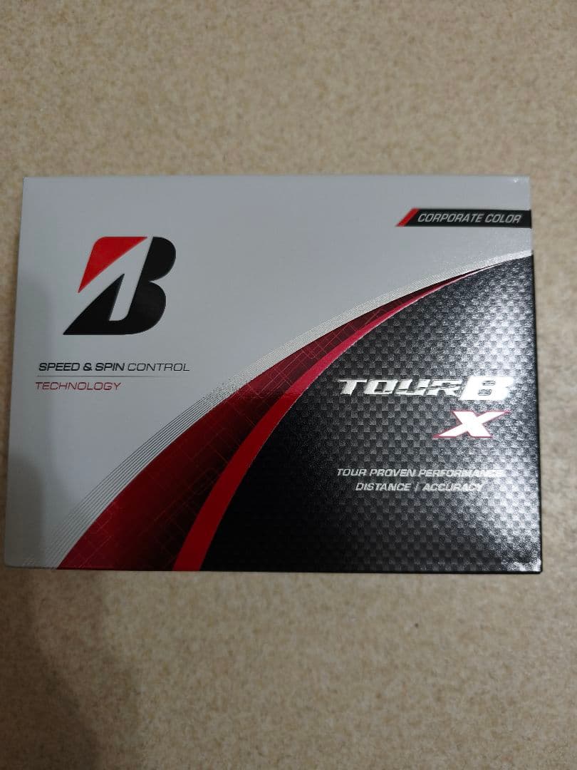 【新品】ブリヂストン TOUR B X コーポレートカラー(ホワイト) 3ダース