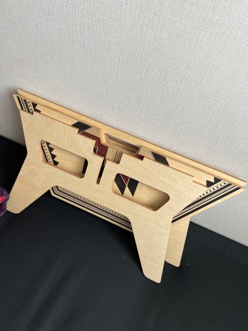 groundworks ミニシールドテーブル　ネイティブ柄　ローテーブル