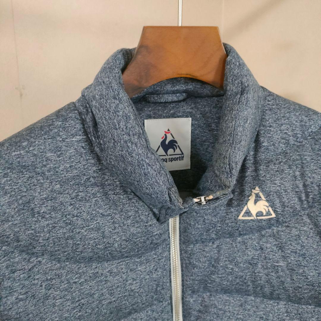 le coq sportif ダウンジャケット 杢ブルー