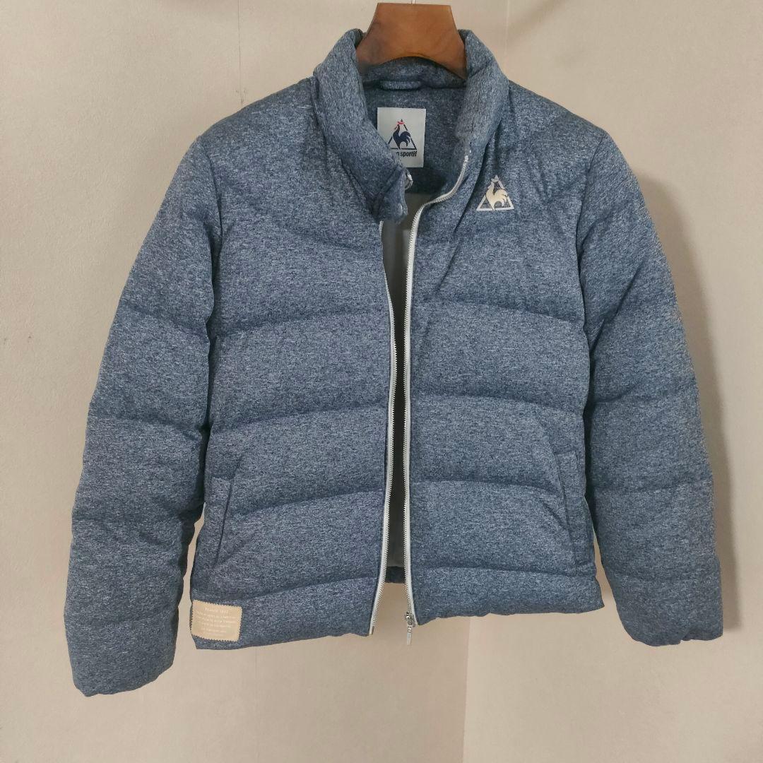 le coq sportif ダウンジャケット 杢ブルー
