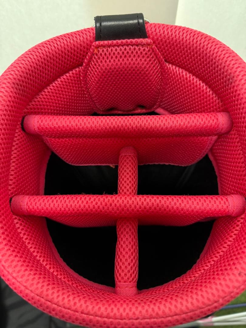 adidas キャディバッグ ブラック ピンク　レディース　ゴルフ　アディダス