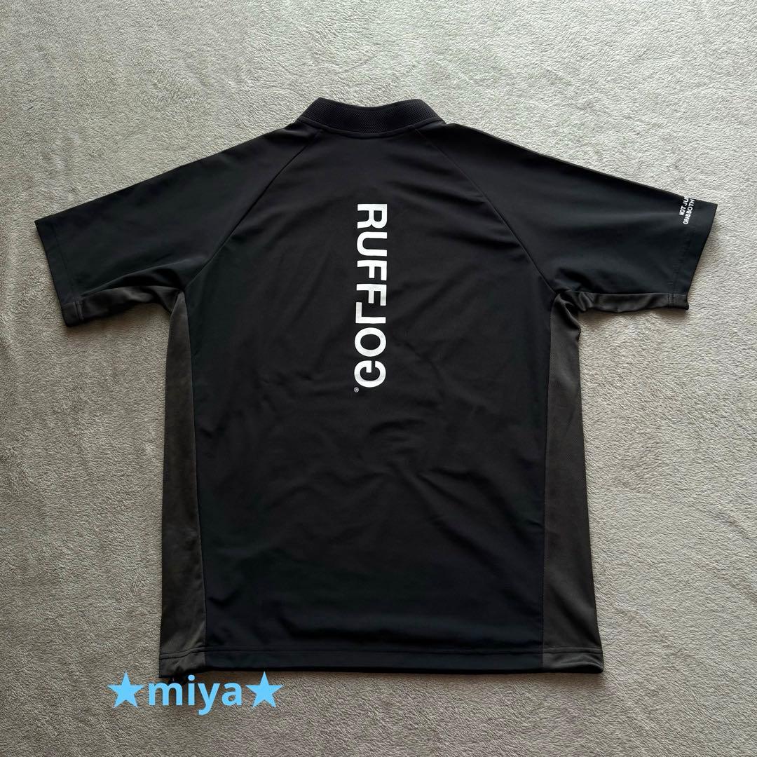RUFFLOG / TC HENRY NECK / ラフロッグ ゴルフ ブラック