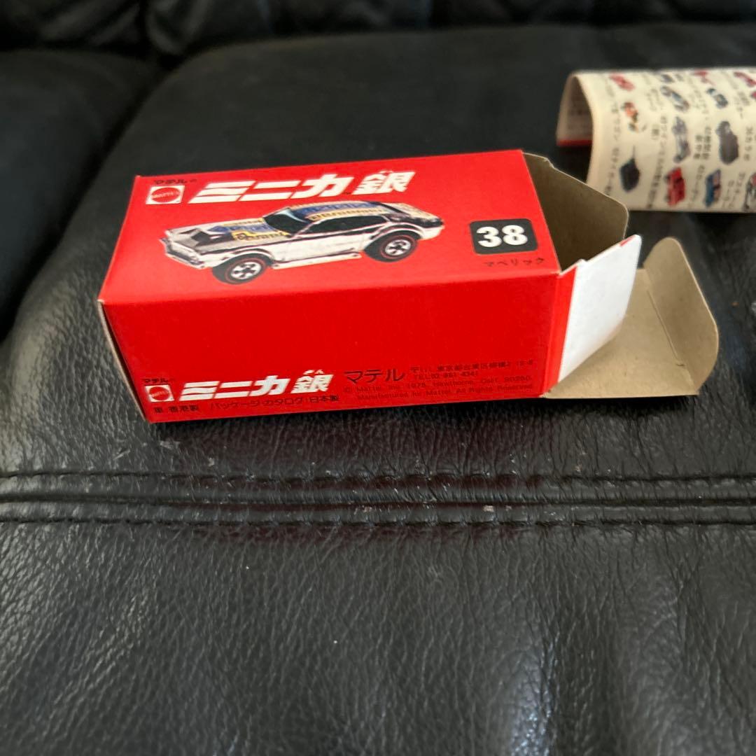 希少 レア マテルのミニカ 38マベリック　当時物　赤箱 未使用