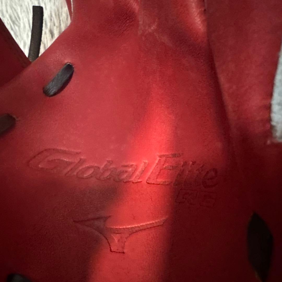 Global Elite グローブ 赤lミズノ
