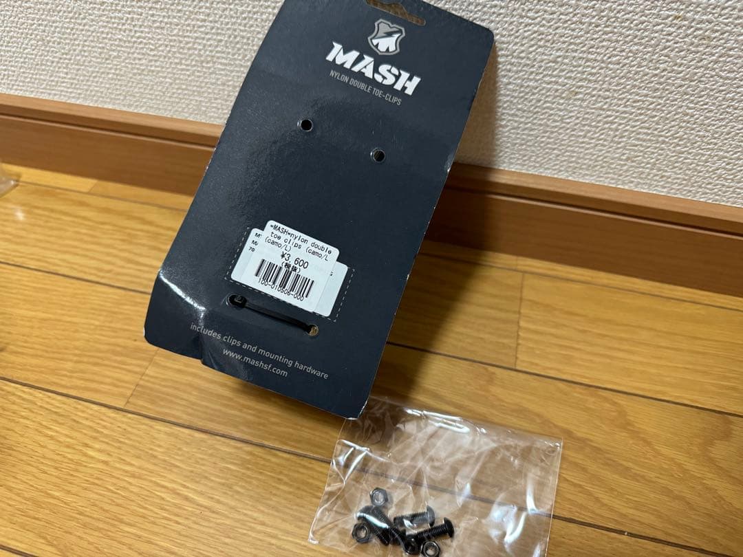MASH toe clips マッシュトゥークリップ Lサイズ デザートカモ