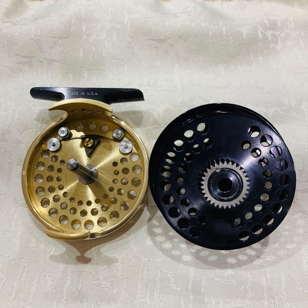 【希少】エーベル　Abel TR1 USA フライリール　ゴールド