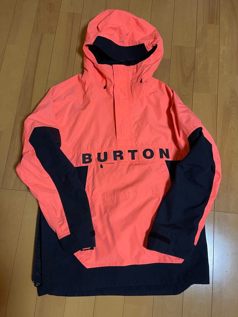 BURTON 22-23ジャケットビブパンセット　オレンジ