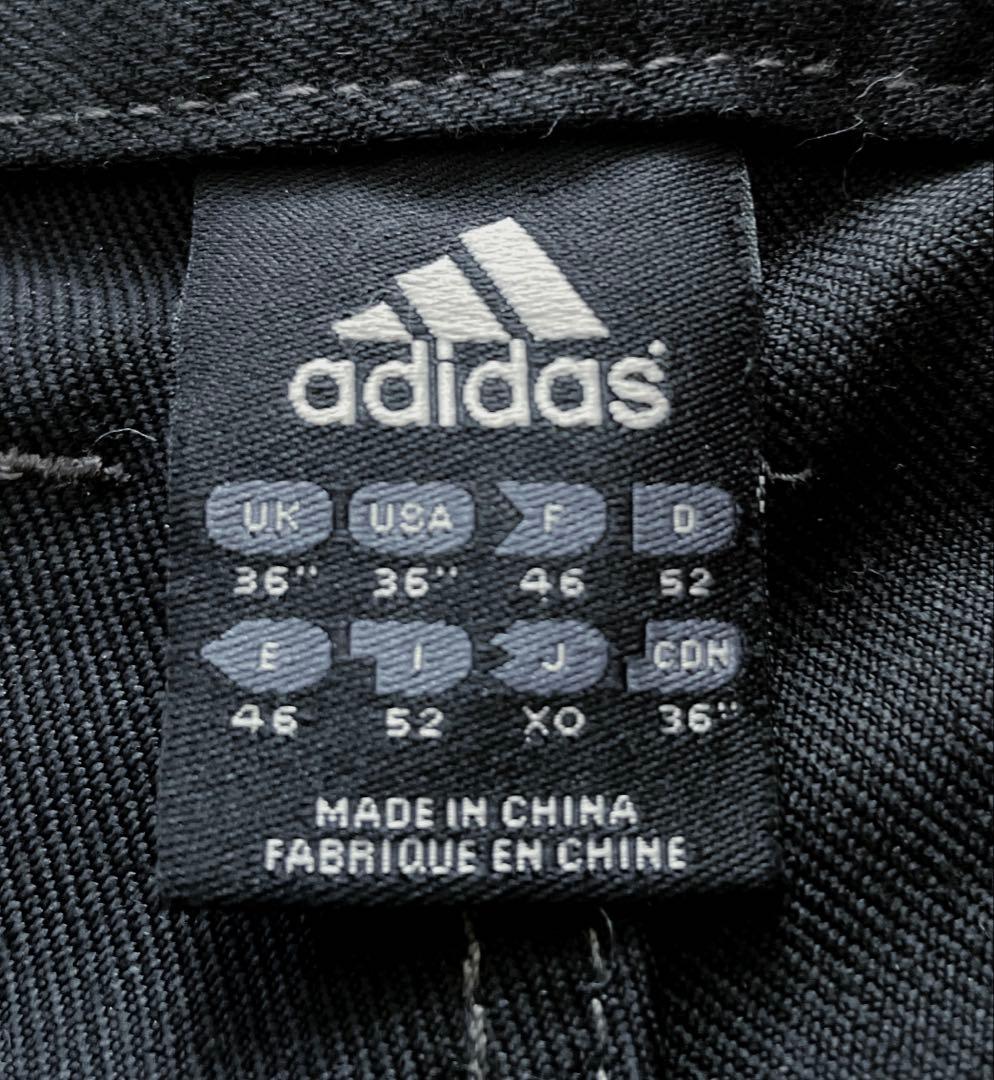 00s！レア！adidas フレア ゴルフパンツ ブラック y2k テック
