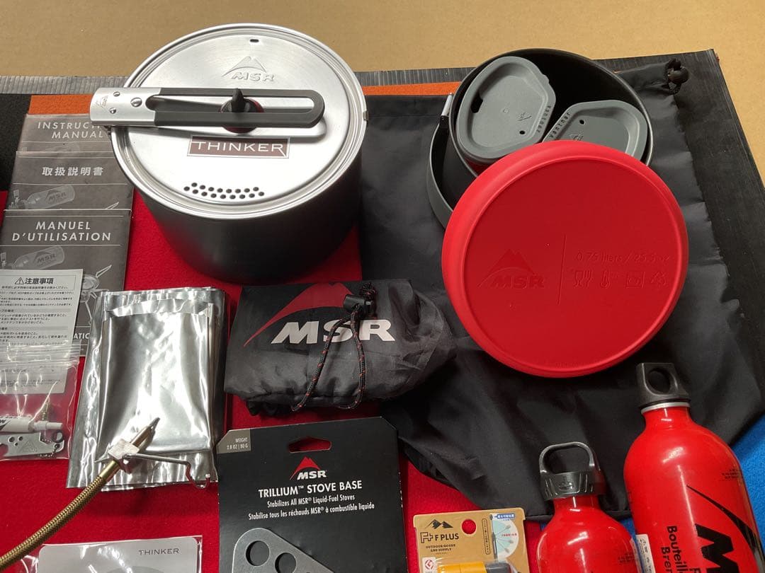 MSRウィスパーライトインターナショナル超美品&MSR alpinist2クック