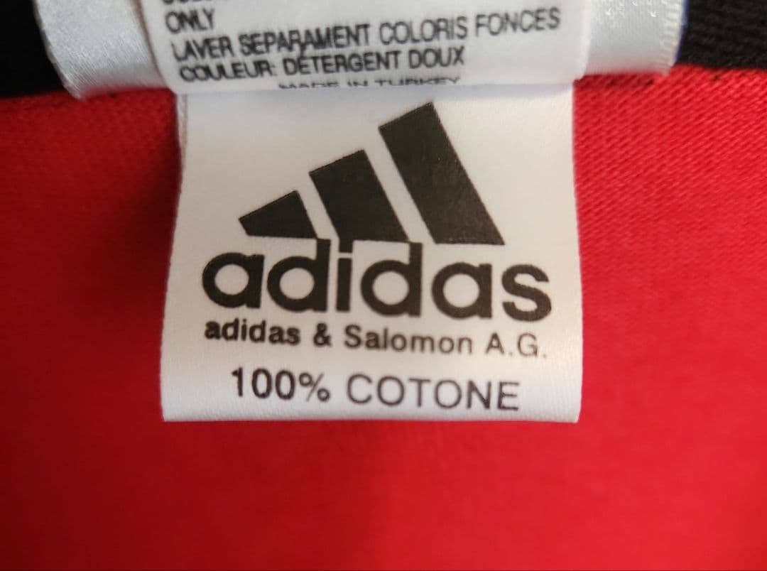 ACミラン adidas 長袖ポロシャツ 赤　2004年