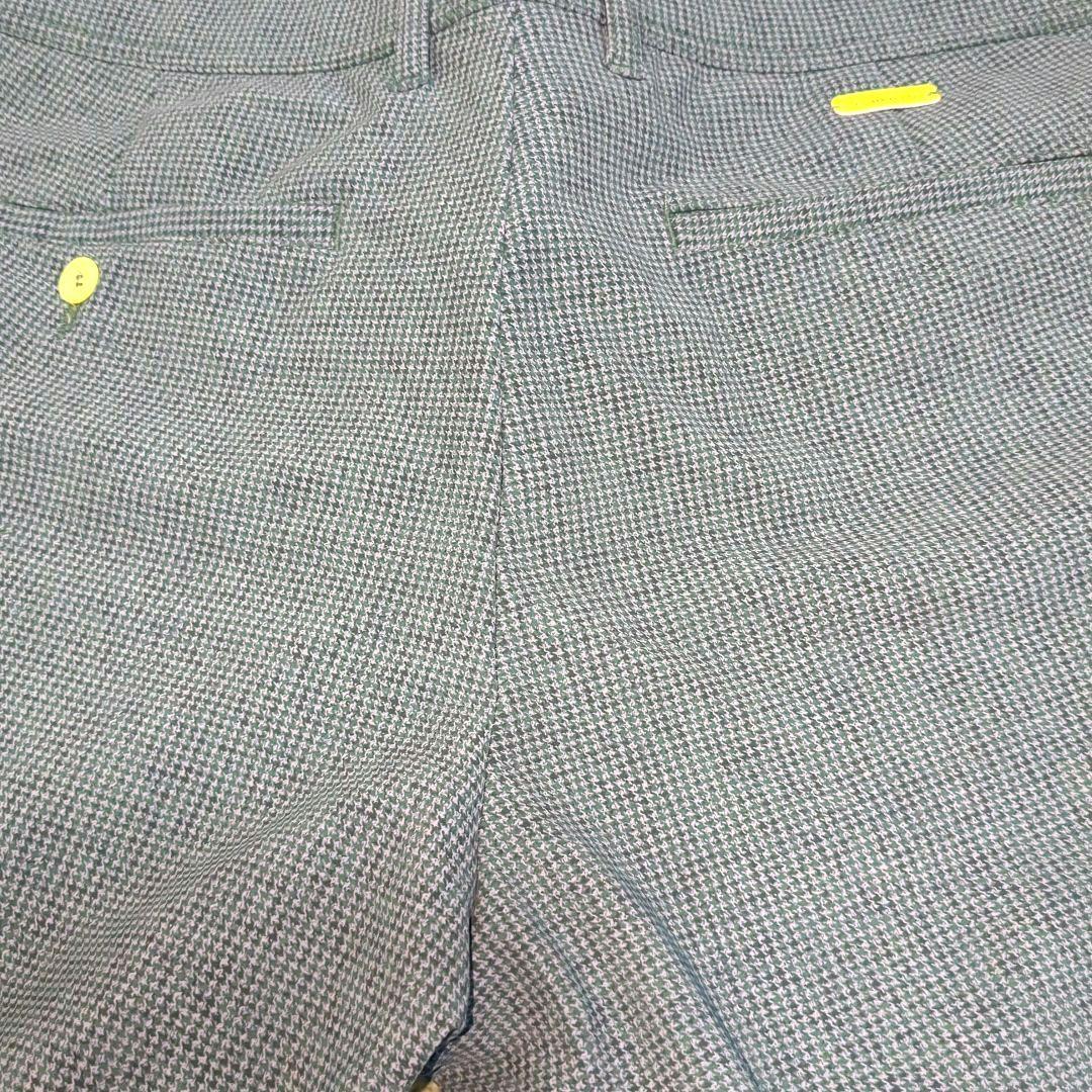 【極美品】O アルベルト ゴルフパンツ ROOKIE チェック柄52