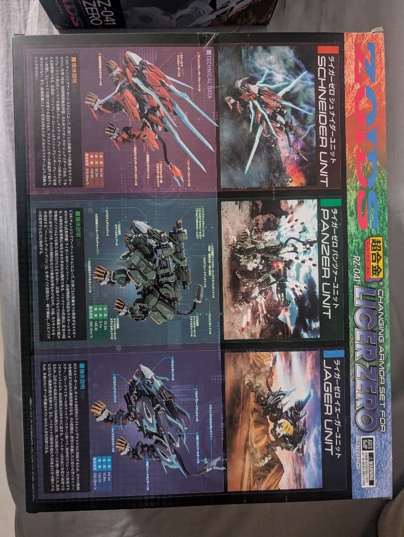 超合金ライガーゼロとチェンジングアーマーのセット