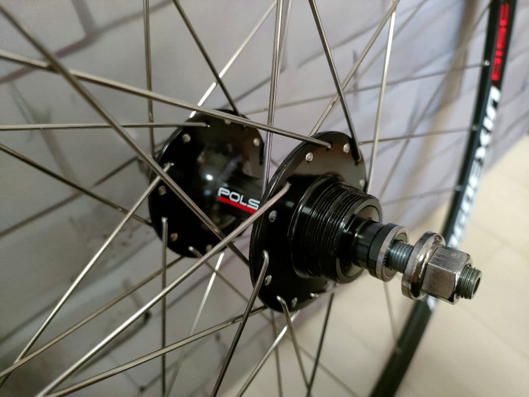 ピスト 競輪 700C 前後ホイール 車輪 RONGDEXIN 新品未使用 B品