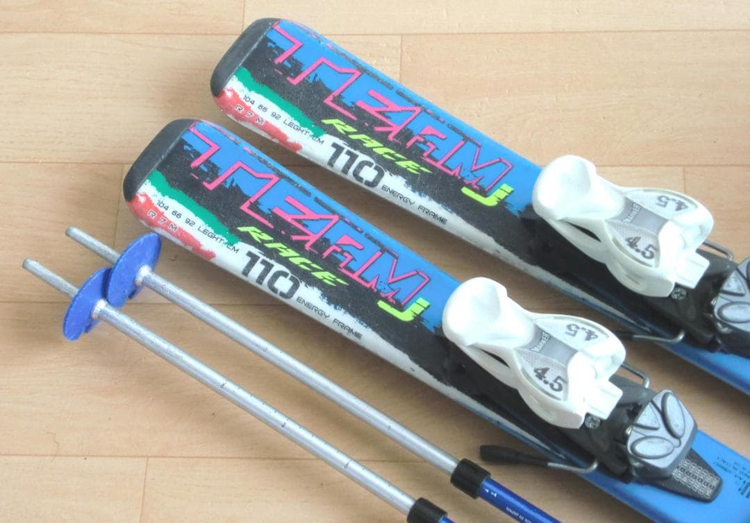 ■■送料無料■ノルディカ■子供用スキーフルセット■板110靴21■WAX済■■