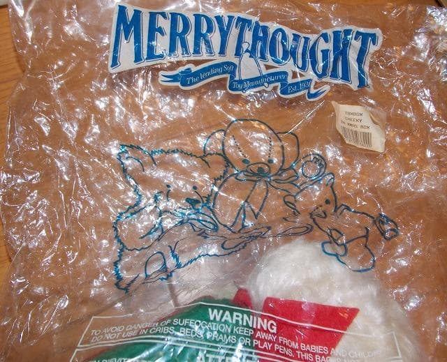 未開封　MERRY THOUGHT　CHEEKY【限定品】くまのぬいぐるみタグ付