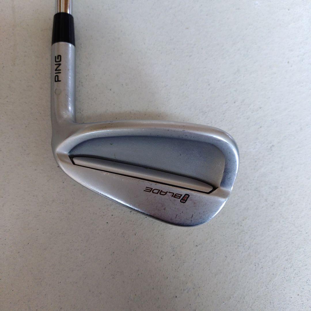 PING IBLADE　アンセット 5番〜W 6本セット　黒ドット