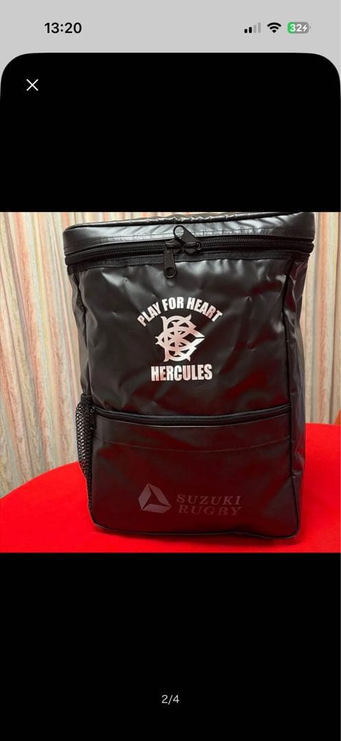 SUZUKI RUGBY バッグ ブラック