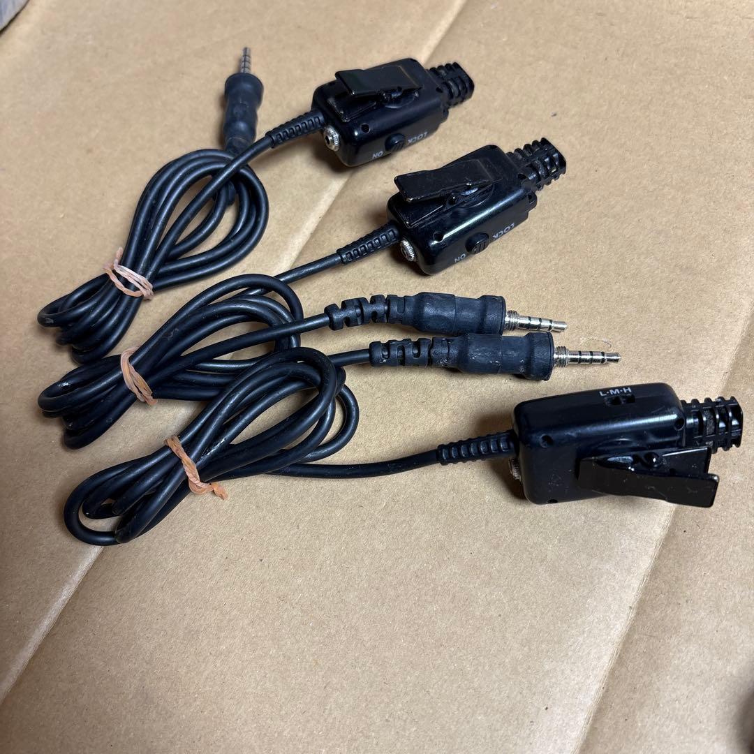ALINCO 6個セット EME-32A イヤホンマイク 動作未確認